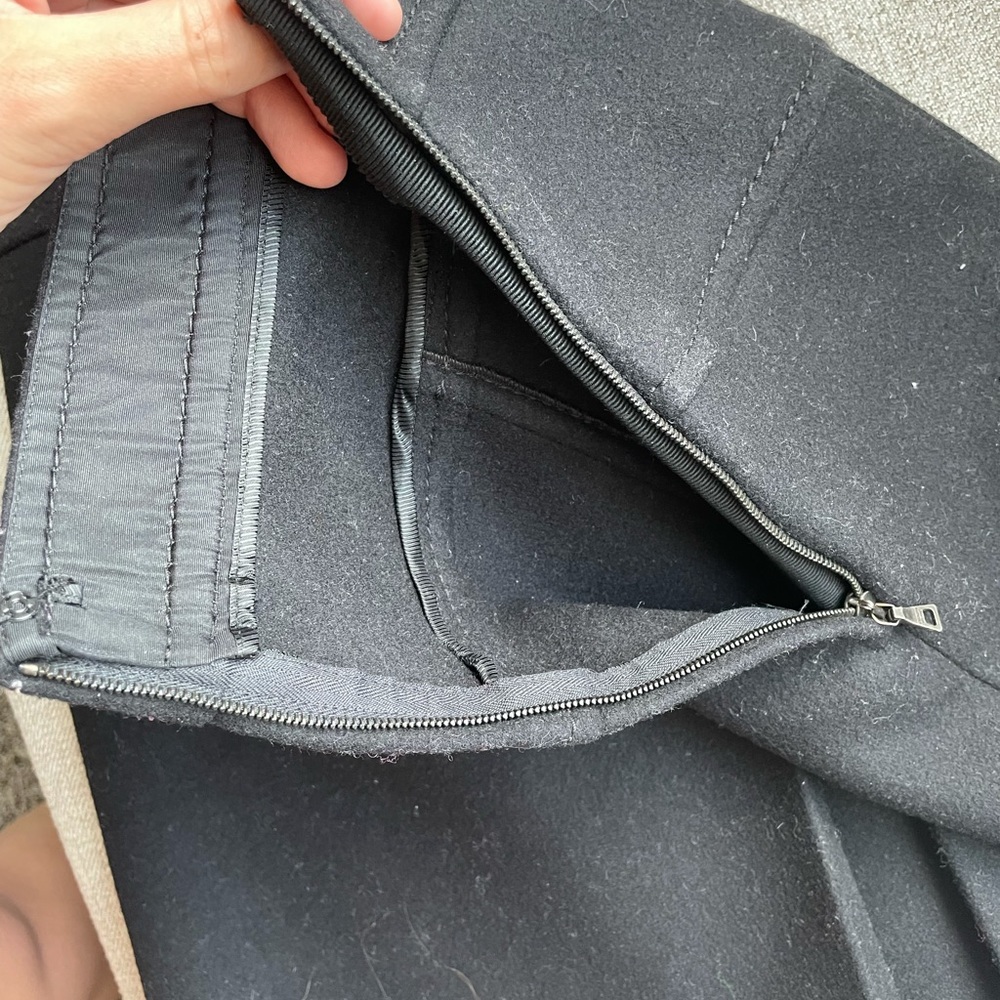 Prada Black Pleated Skirt - Picture 3 of 7